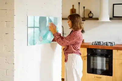 Magnetinė rašymo lenta marmuro abstrakcijos raštas