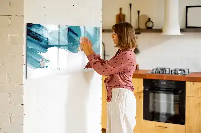 Magnetinė piešimo lenta teptuko potėpiai