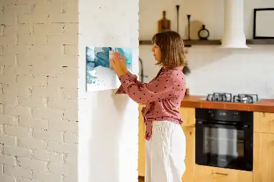 Magnetinė piešimo lenta teptuko potėpiai