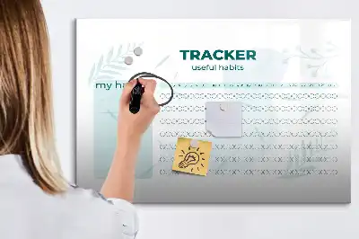 Magnetinė rašymo lenta įpročių planuoklis