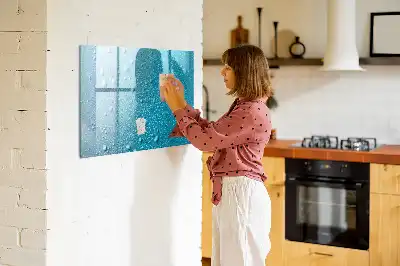Magnetinė piešimo lenta Vandens lašai