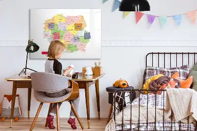 Magnetinė rašymo lenta su Lenkijos žemėlapiu
