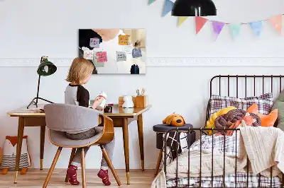 Magnetinė rašymo lenta taškų abstrakcija