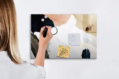 Magnetinė rašymo lenta taškų abstrakcija