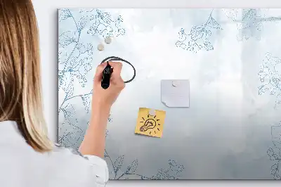 Magnetinė rašymo lenta Augalo eskizas