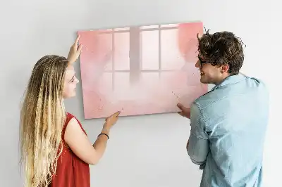 Magnetinė piešimo lenta rožinio marmuro rašto