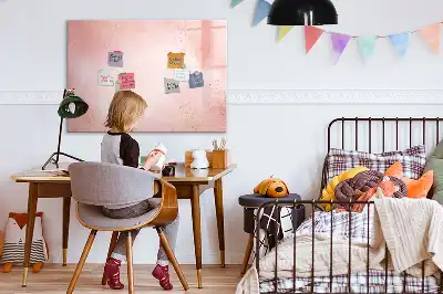 Magnetinė piešimo lenta rožinio marmuro rašto