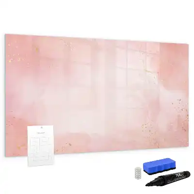 Magnetinė piešimo lenta rožinio marmuro rašto