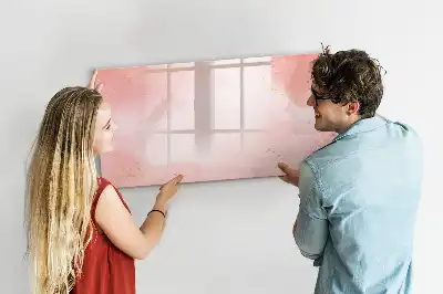 Magnetinė piešimo lenta rožinio marmuro rašto