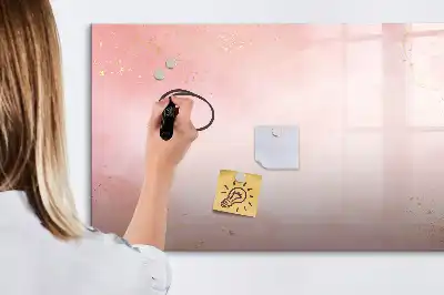 Magnetinė piešimo lenta rožinio marmuro rašto