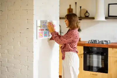 Magnetinė piešimo lenta mokyklos planuoklis