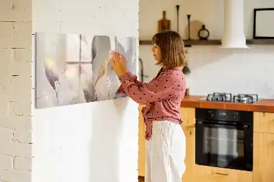 Magnetinė rašymo lenta akvarelinių augalų motyvais