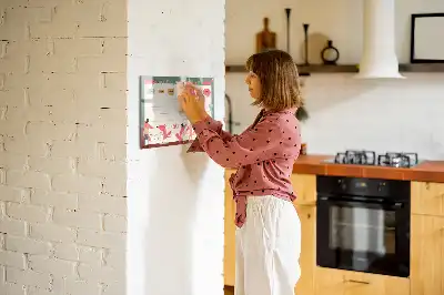 Magnetinė rašymo lenta vaikiškas savaitės planuoklis
