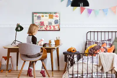 Magnetinė rašymo lenta vaikiškas savaitės planuoklis