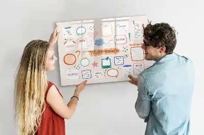 Magnetinė piešimo lenta spalvinga