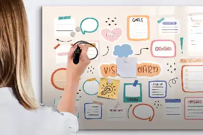 Magnetinė piešimo lenta spalvinga