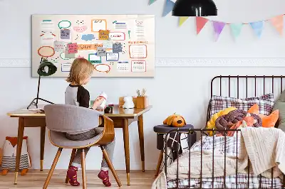 Magnetinė piešimo lenta spalvinga