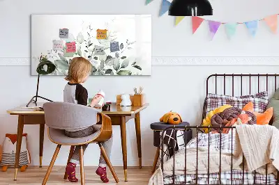 Magnetinė rašymo lenta Augalų lapai