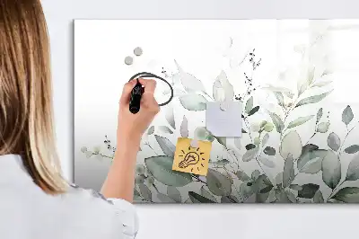 Magnetinė rašymo lenta Augalų lapai