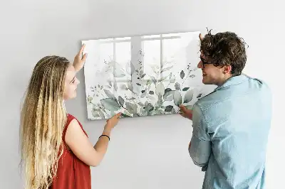 Magnetinė rašymo lenta Augalų lapai