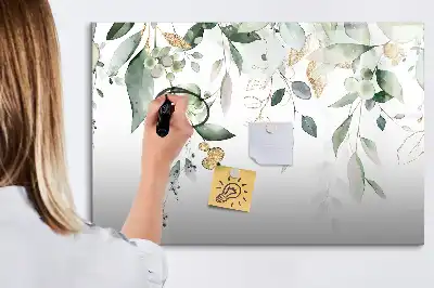 Magnetinė piešimo lenta Augalų lapai