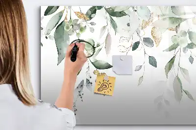 Magnetinė piešimo lenta Augalų lapai