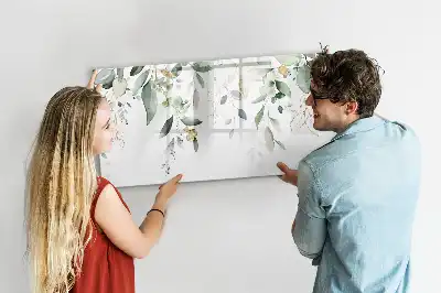 Magnetinė piešimo lenta Augalų lapai