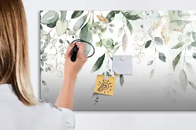 Magnetinė piešimo lenta Augalų lapai