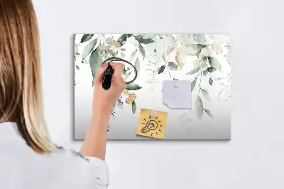 Magnetinė piešimo lenta Augalų lapai
