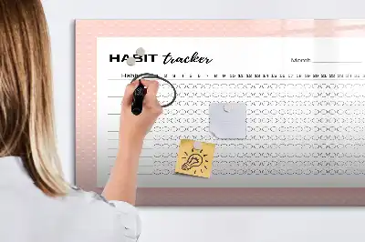 Magnetinė rašymo lenta įpročių seklys