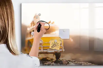 Magnetinė piešimo lenta atostogų kelionės automobiliu dizaino