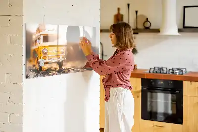 Magnetinė piešimo lenta atostogų kelionės automobiliu dizaino
