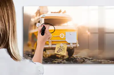 Magnetinė piešimo lenta atostogų kelionės automobiliu dizaino