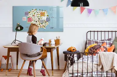 Magnetinė rašymo lenta su Lenkijos gyvūnų žemėlapiu