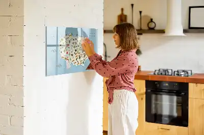 Magnetinė rašymo lenta su Lenkijos gyvūnų žemėlapiu