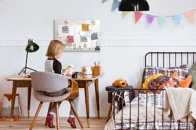 Magnetinė rašymo lenta su savaitės tvarkaraščiu