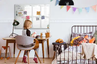 Magnetinė rašymo lenta savaitės planuoklis