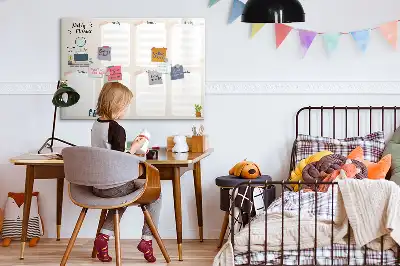 Magnetinė piešimo lenta savaitės planuoklis