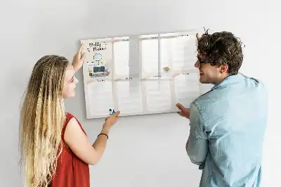 Magnetinė piešimo lenta savaitės planuoklis
