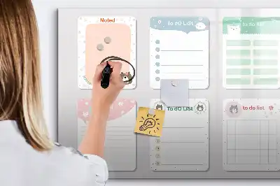Magnetinė rašymo lenta spalvingi užrašai