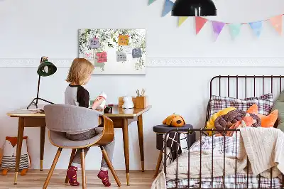 Magnetinė piešimo lenta žydinti gamta