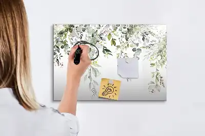Magnetinė piešimo lenta žydinti gamta