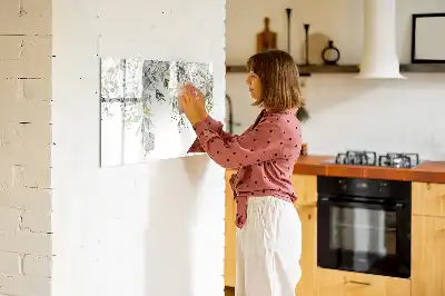 Magnetinė piešimo lenta žydinti gamta