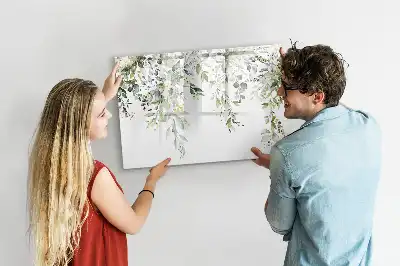 Magnetinė piešimo lenta žydinti gamta