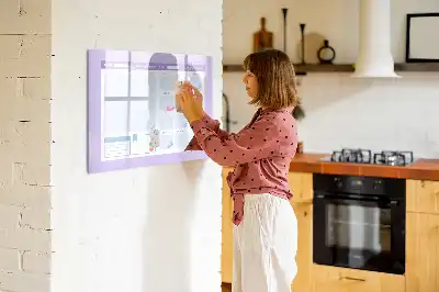 Magnetinė rašymo lenta rožinis metų planuoklis