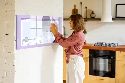 Magnetinė rašymo lenta rožinis metų planuoklis