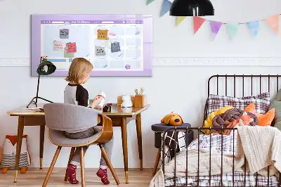Magnetinė rašymo lenta rožinis metų planuoklis