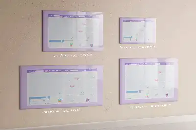 Magnetinė rašymo lenta rožinis metų planuoklis