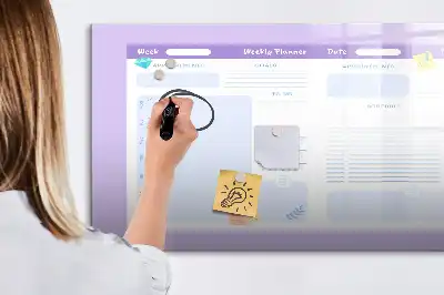 Magnetinė piešimo lenta rožinis metų planuoklis