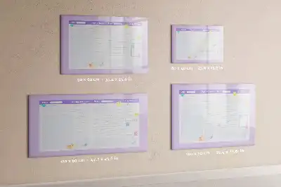 Magnetinė piešimo lenta rožinis metų planuoklis